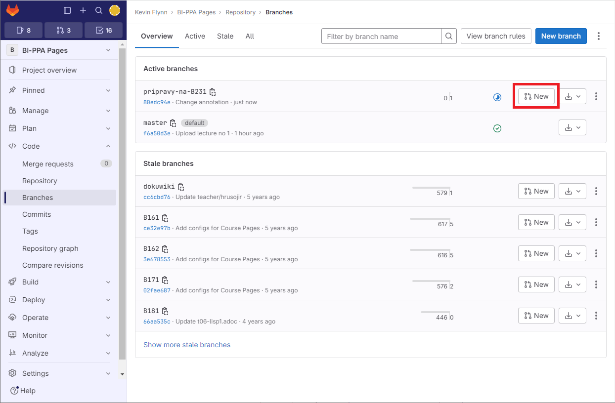 create merge request 1 en