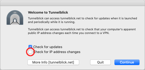 Welcome to Tunnelblick #1
